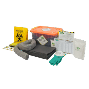 SABER Absorbent Spill Kit – 15 Liter with Clear Box