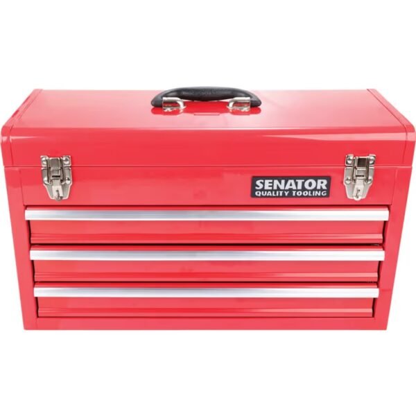 Senator Tool Chest, Workshop Range, Red, Steel, 3-Drawers, 304 x 520 x 218mm, 30kg Capacity