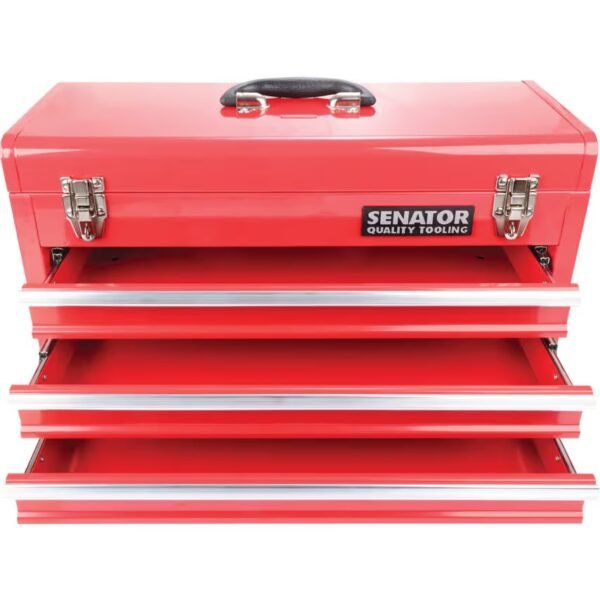 Senator Tool Chest, Workshop Range, Red, Steel, 3-Drawers, 304 x 520 x 218mm, 30kg Capacity