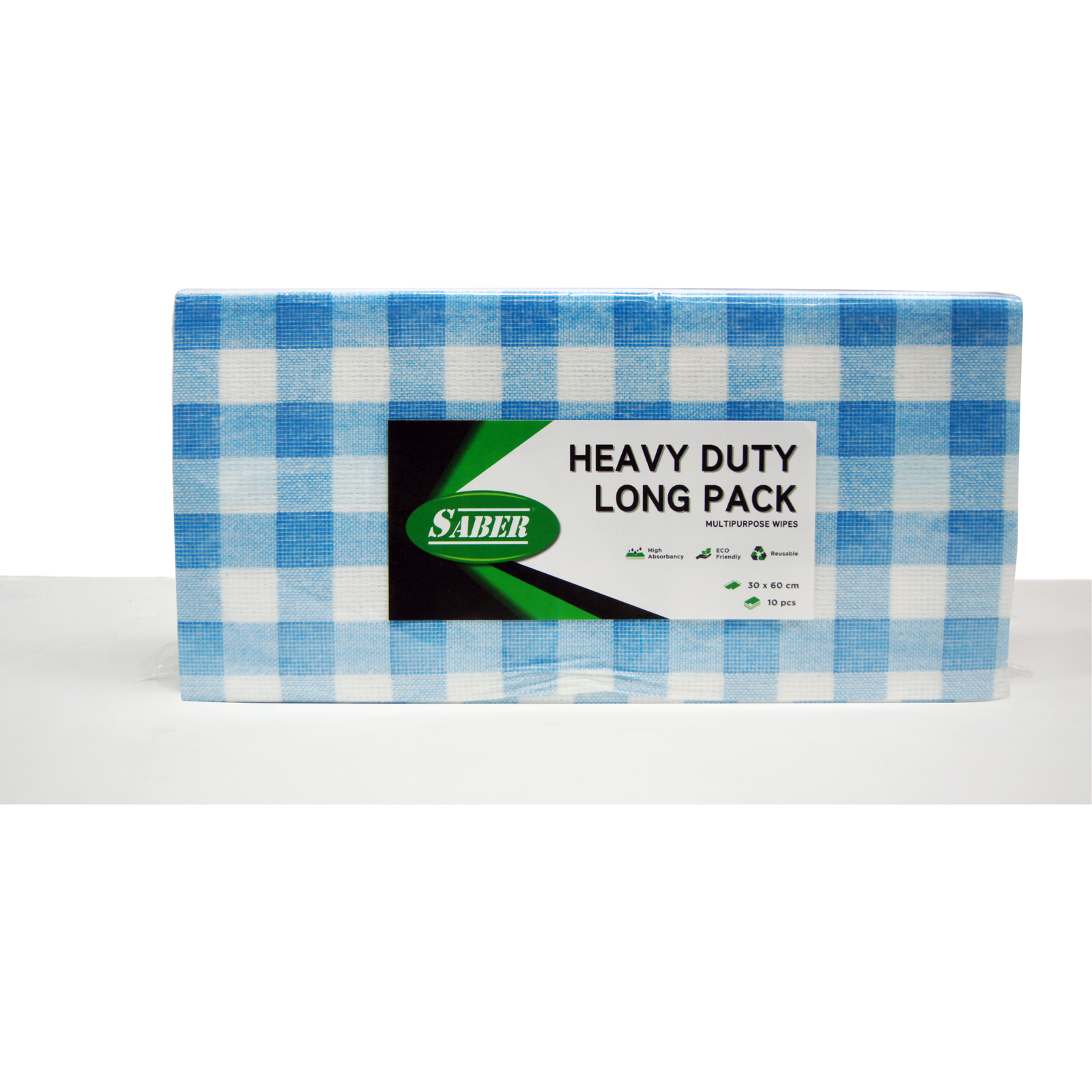 SABER Lap Serbaguna Higienis Ramah Lingkungan 1 Karton isi 16 Pack x 20 Lembar Color Coded Wipes Long Pack Warna Biru